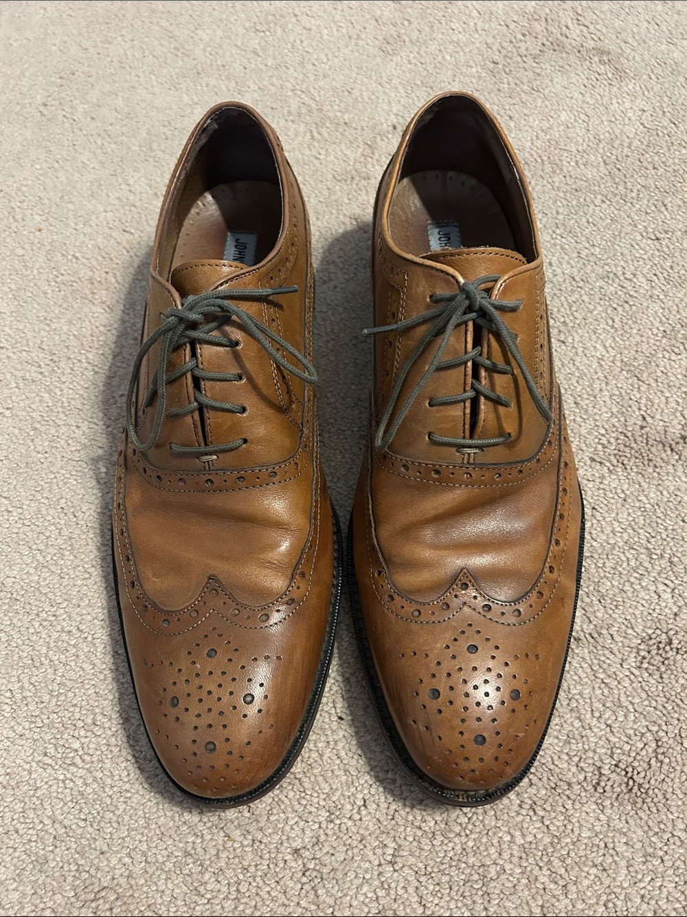 Men's Tan Johnston & Murphy Dress Shoes